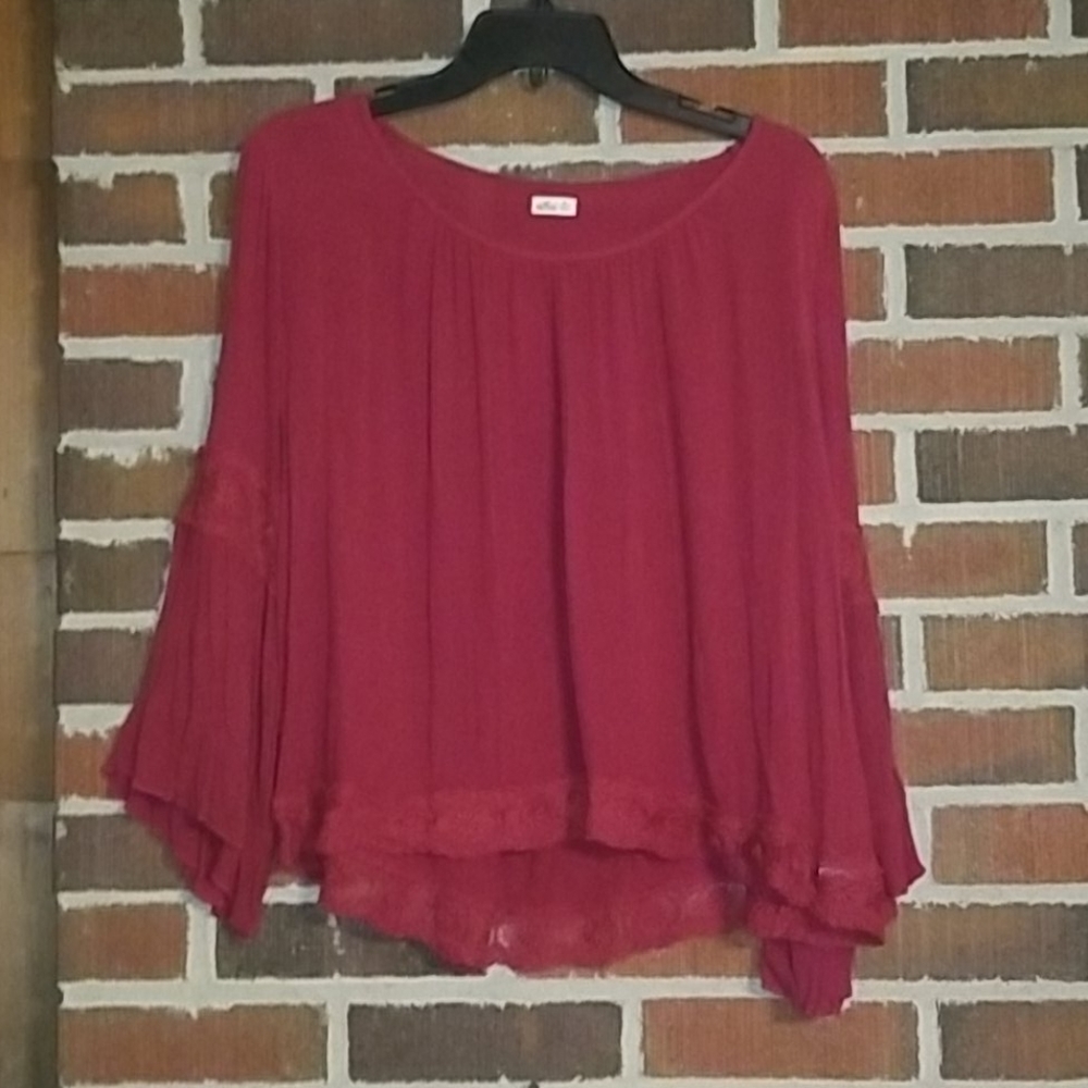 Hollister Red Blouse